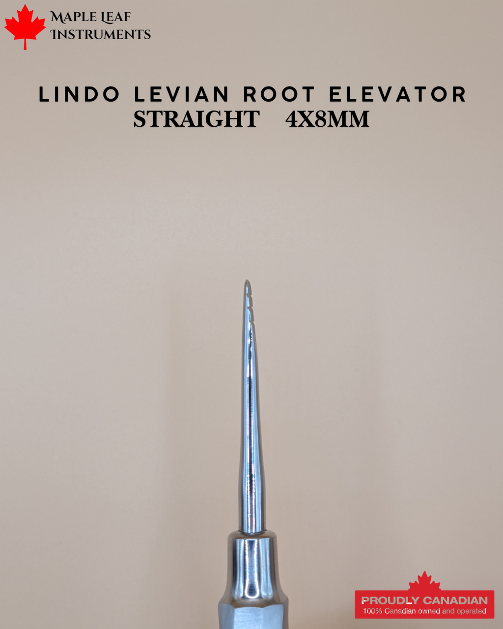Lindo Levian Root Elevator 45 Straight 4x8mm