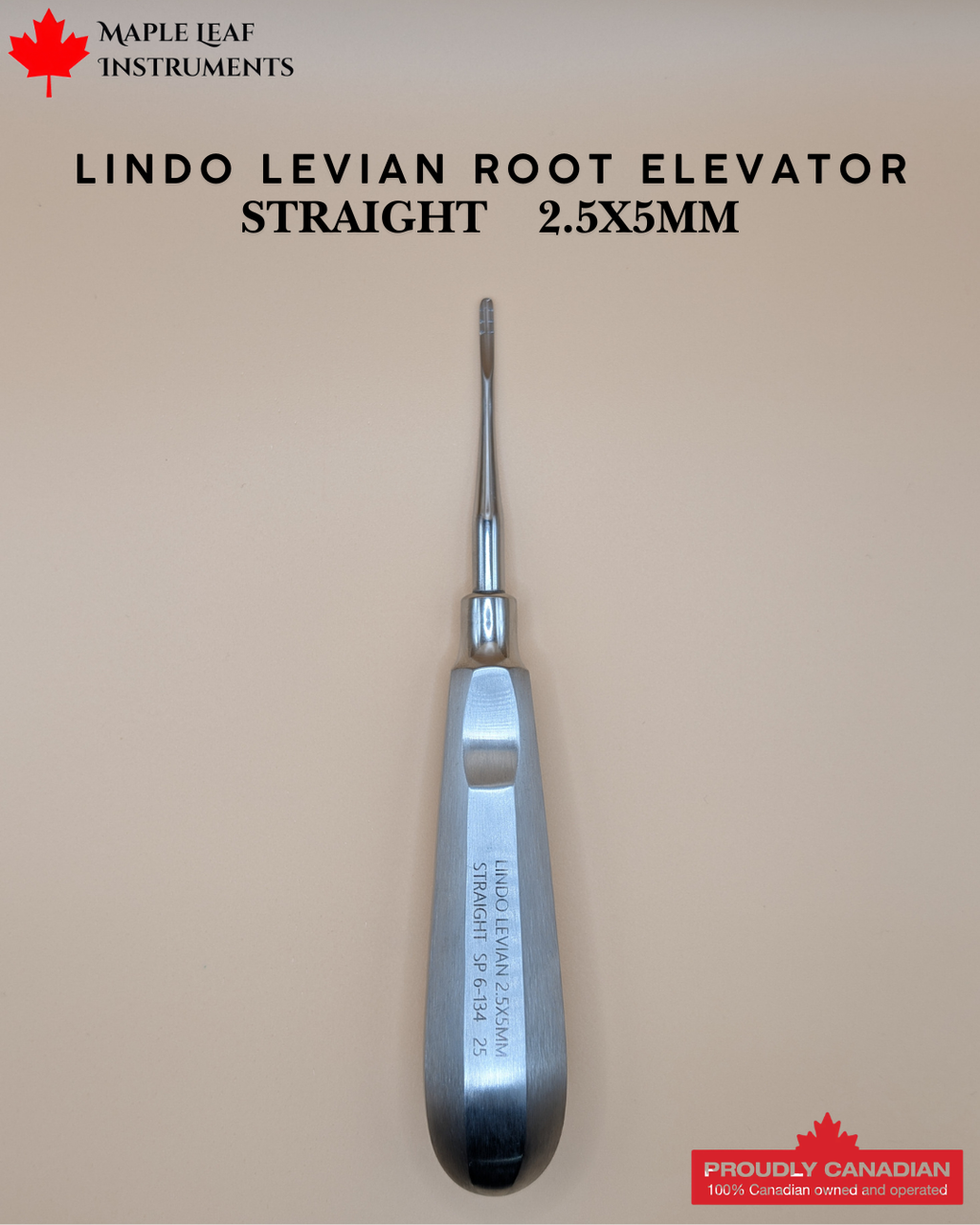 Lindo Levian Root Elevator Straight 2.5x5mm