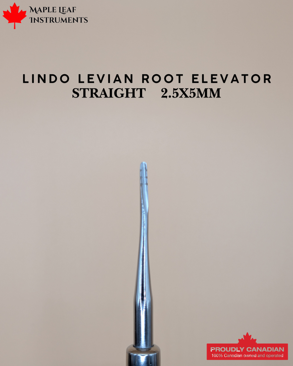 Lindo Levian Root Elevator Straight 2.5x5mm
