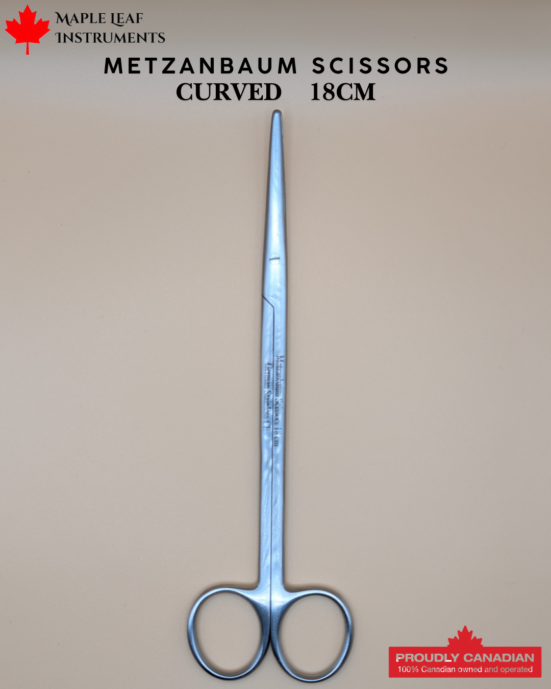 Metzenbaum-Nelson Scissor Curved 18cm