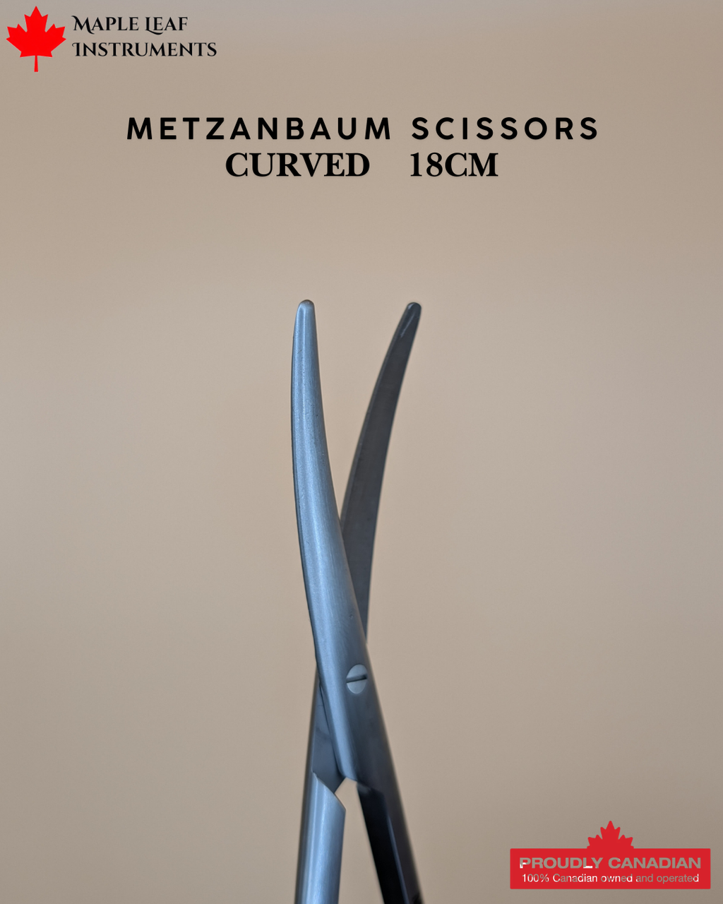 Metzenbaum-Nelson Scissor Curved 18cm