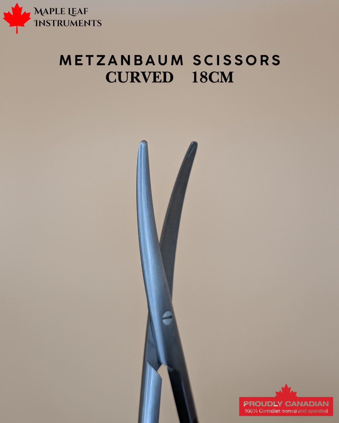 Metzenbaum-Nelson Scissor Curved 18cm