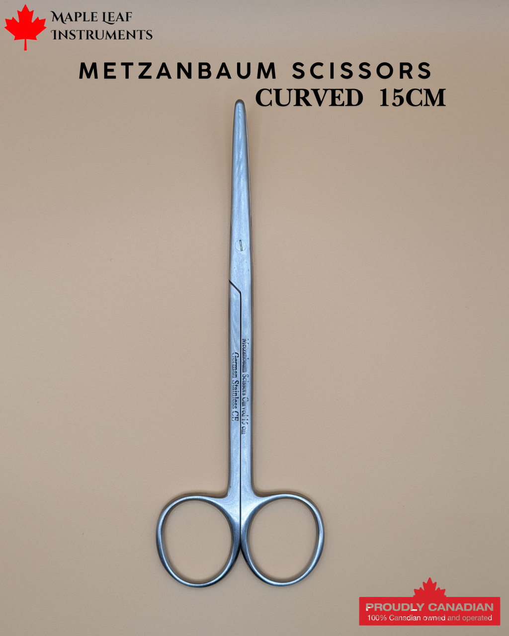 Metzenbaum-Nelson Curved Scissor 15cm