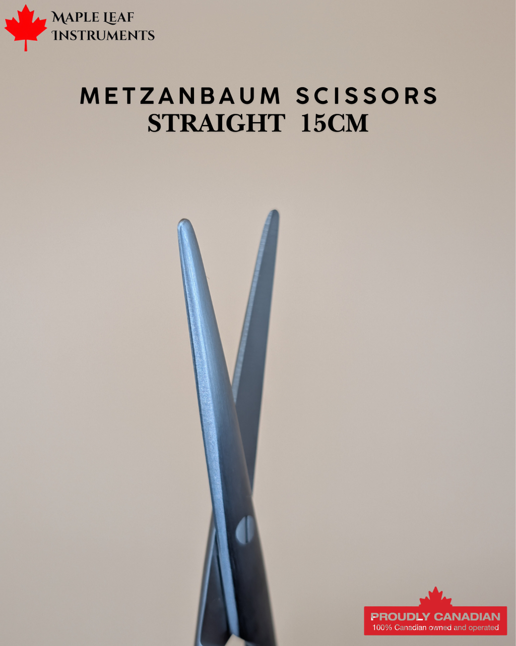 Metzenbaum-Nelson Scissor Straight 15cm