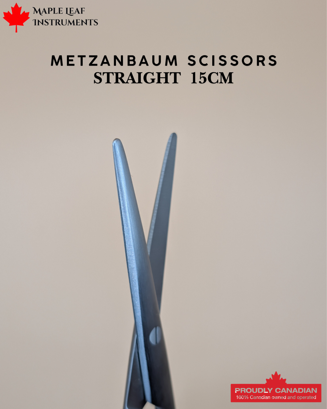 Metzenbaum-Nelson Scissor Straight 15cm